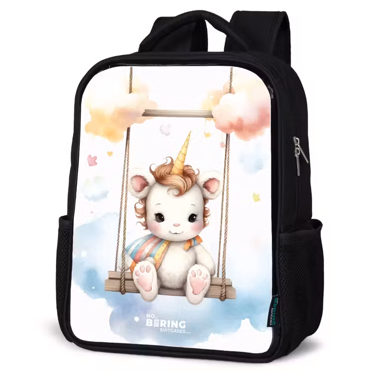 Kids backpack - Rocking baby unicorn — 4