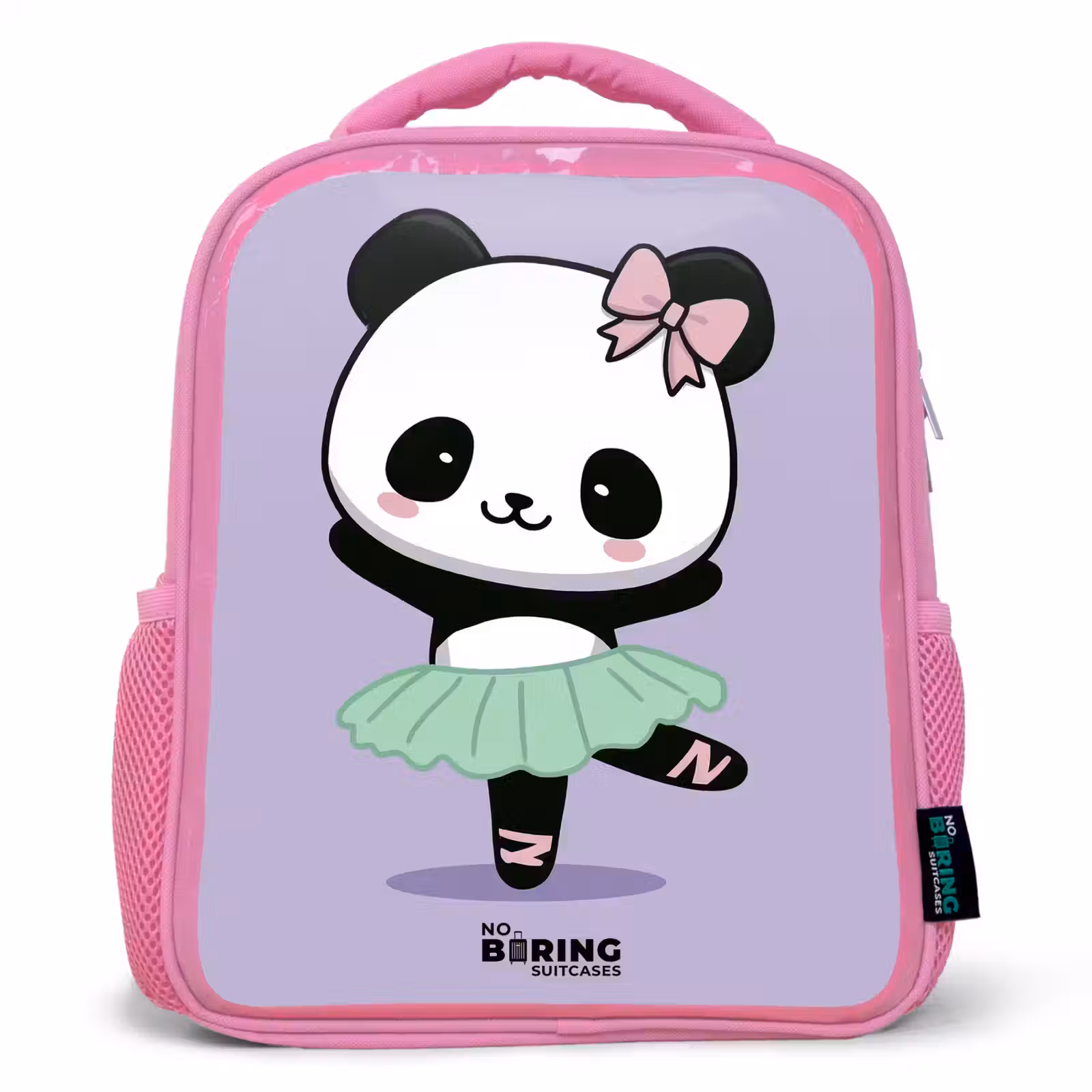 Kids backpack - Pink - Kawai - Ballet - Panda — 1