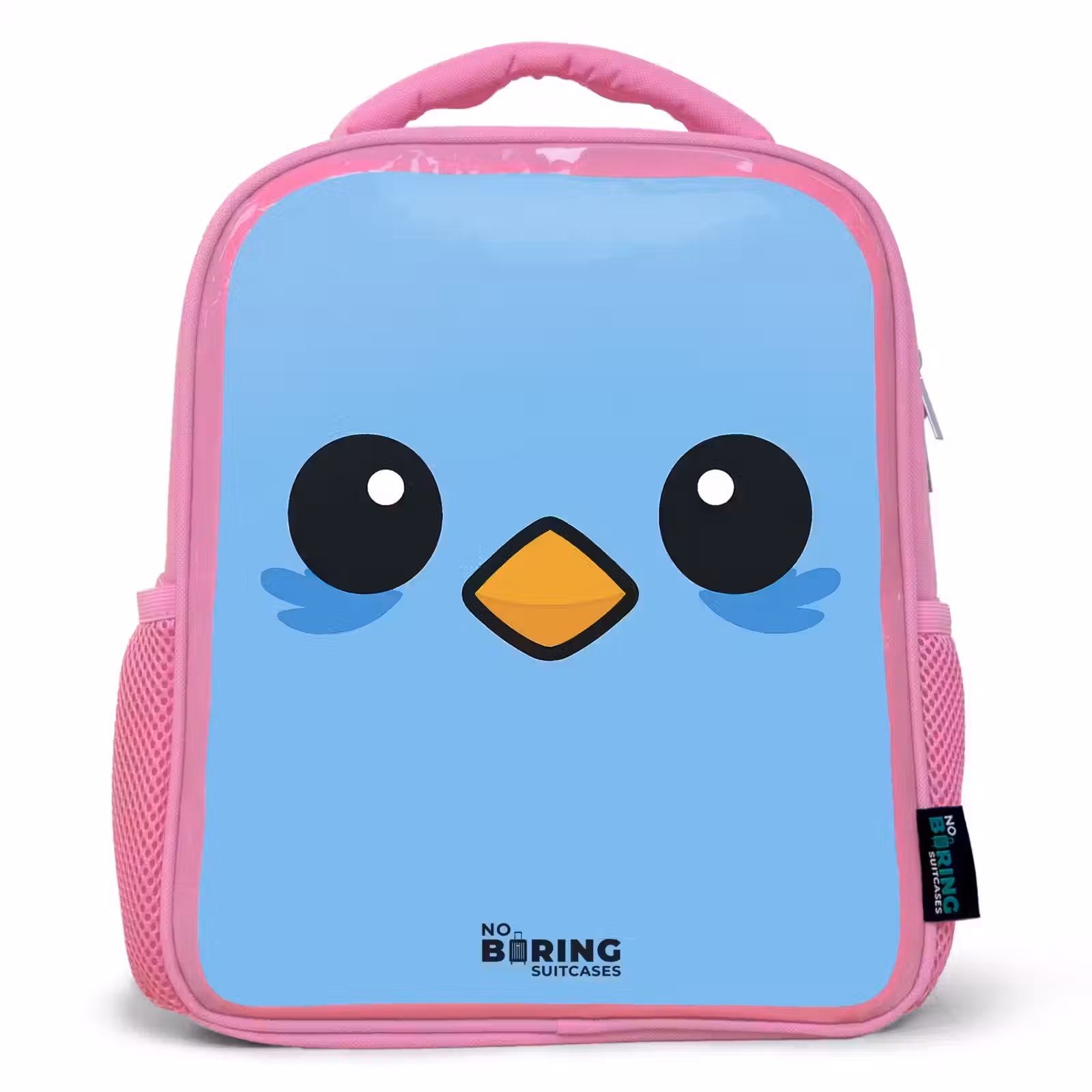 Kids backpack - Pink - Kawai - Bird - Blue — 1