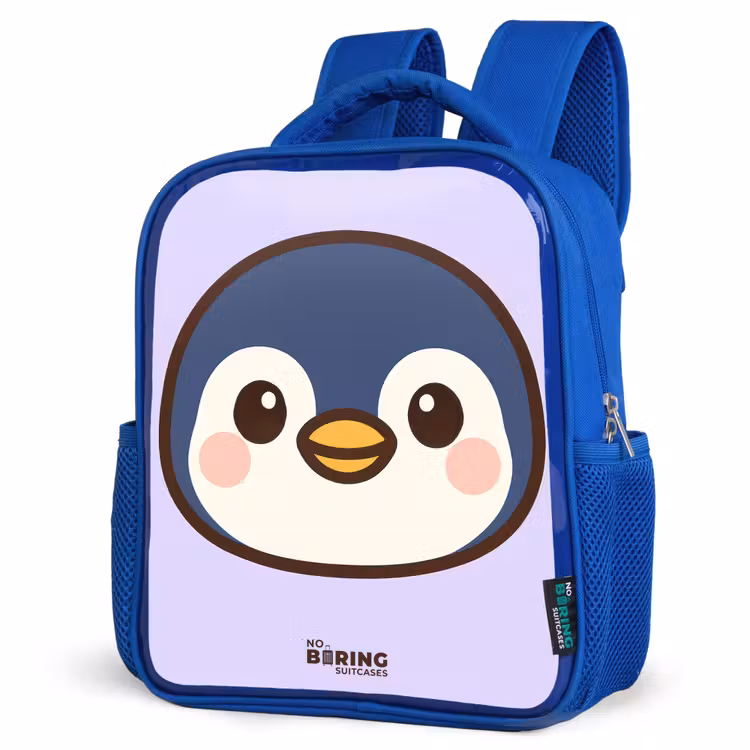 Kids backpack - Blue - Penguin — 3