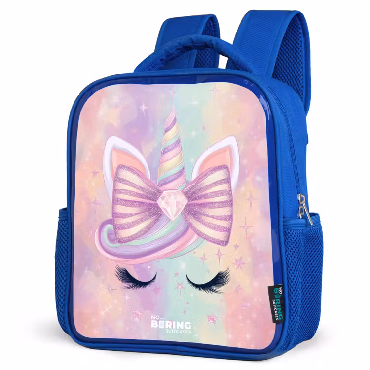 Kids backpack - Blue - Unicorn — 3