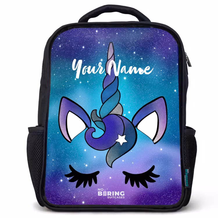 Kids backpack - Purple unicorn — 1