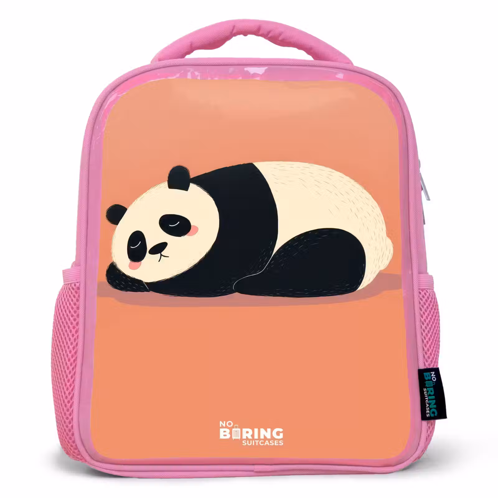 Kids backpack - Pink - Panda - Sleeping - Orange — 1