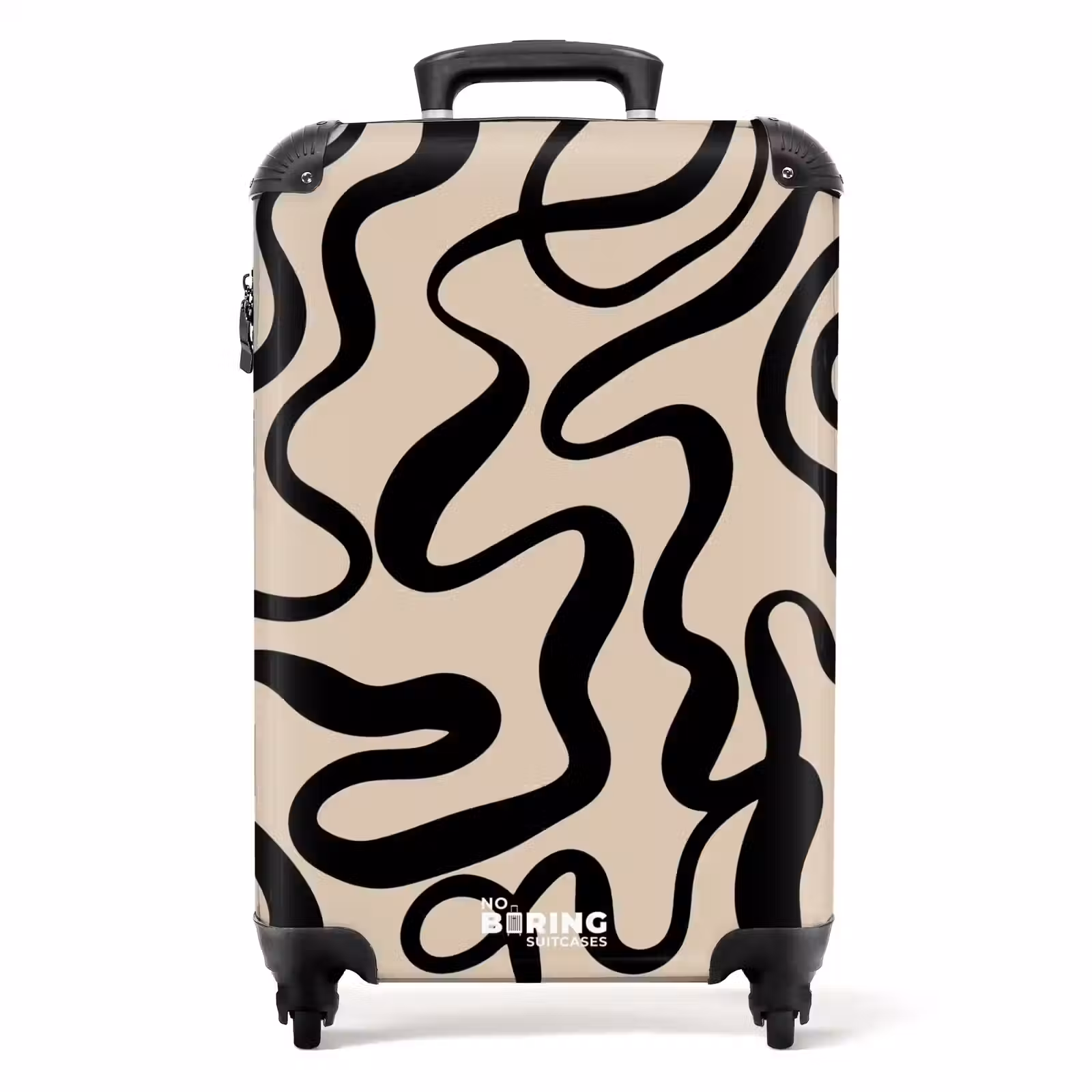 Suitcase - Abstract - Minimalist black — 1