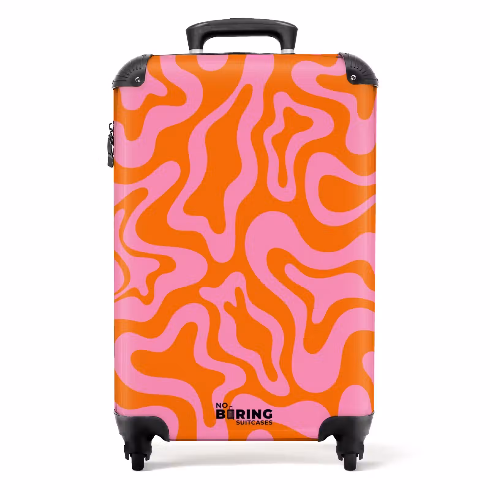 Suitcase - Abstract - Organic Pink/Orange — 1