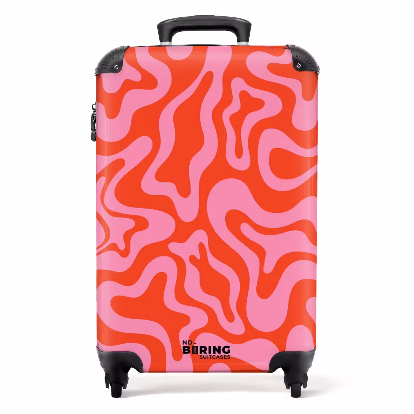 Suitcase - Abstract - Organic Pink/Red — 1