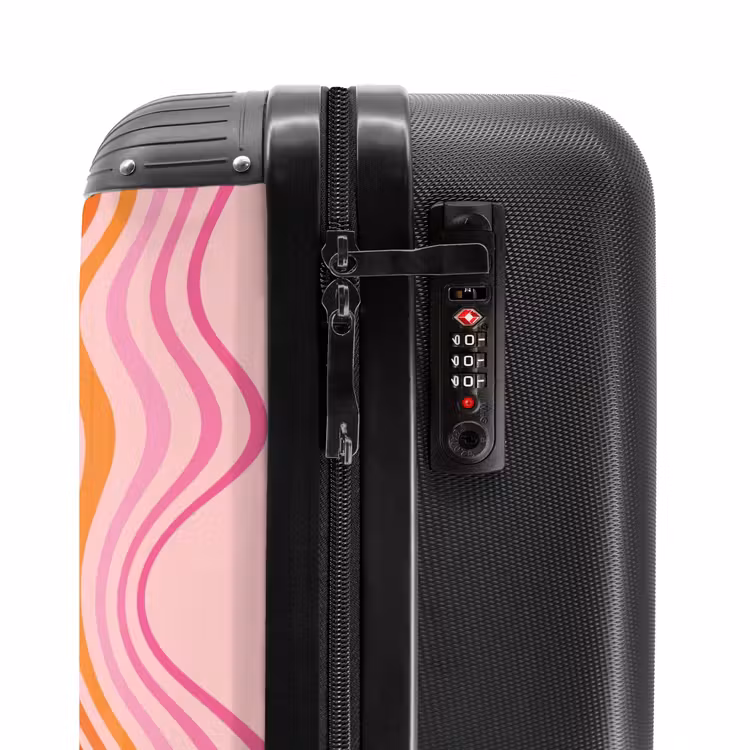 Suitcase - Abstract - Colorful waves — 5