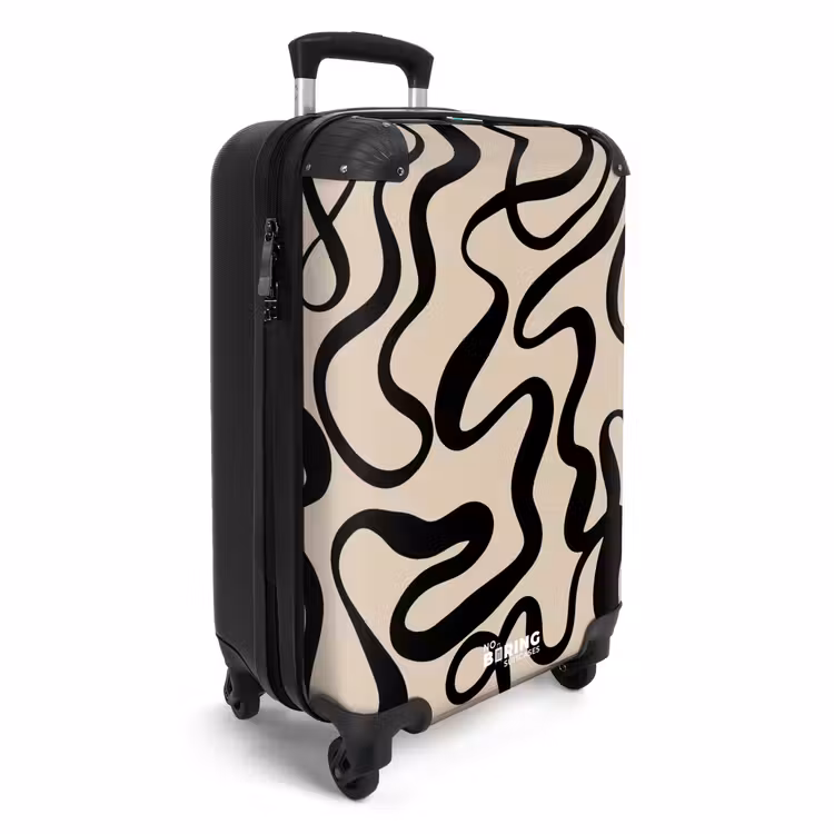 Suitcase - Abstract - Minimalist black — 4