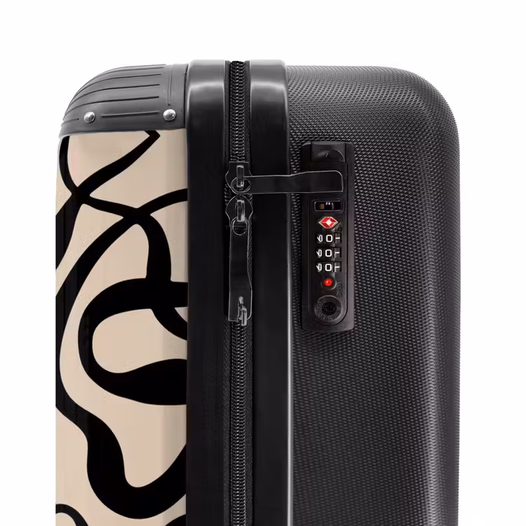 Suitcase - Abstract - Minimalist black — 5