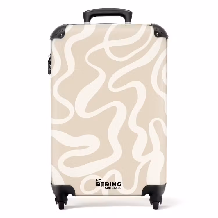 Suitcase - Abstract - Minimalist white — 1