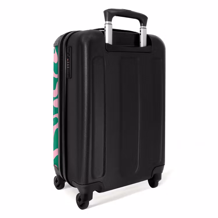 Suitcase - Abstract - Organic Pink/Green — 2