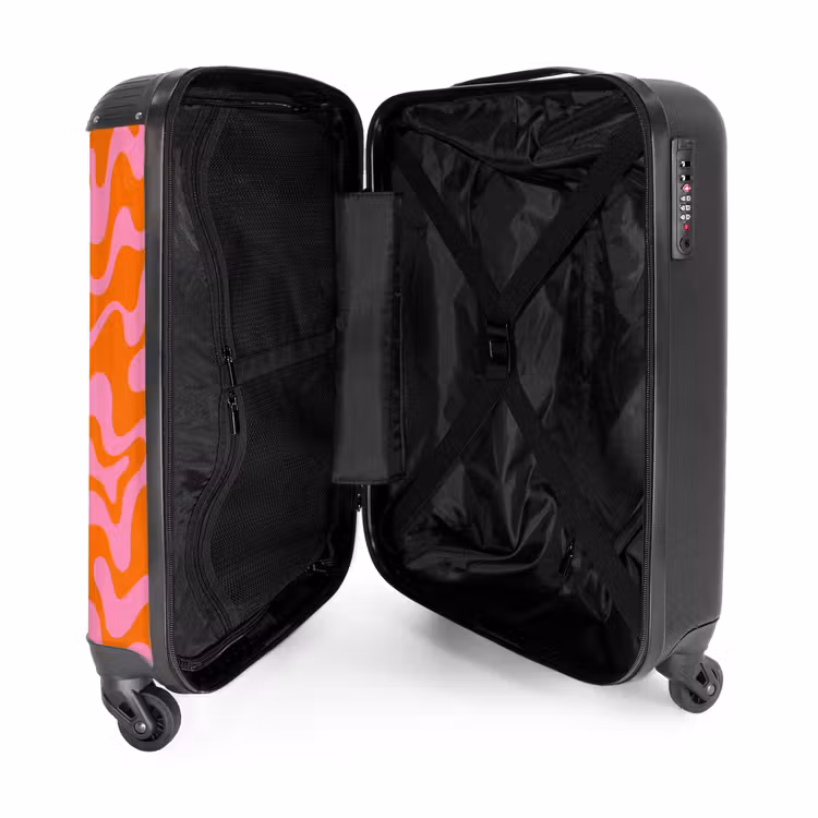 Suitcase - Abstract - Organic Pink/Orange — 3