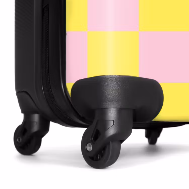Suitcase - Squares - Pink/Yellow — 6