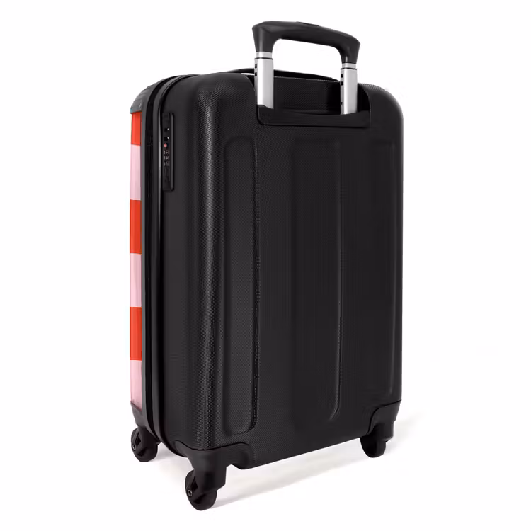 Suitcase - Squares - Red/Pink — 2