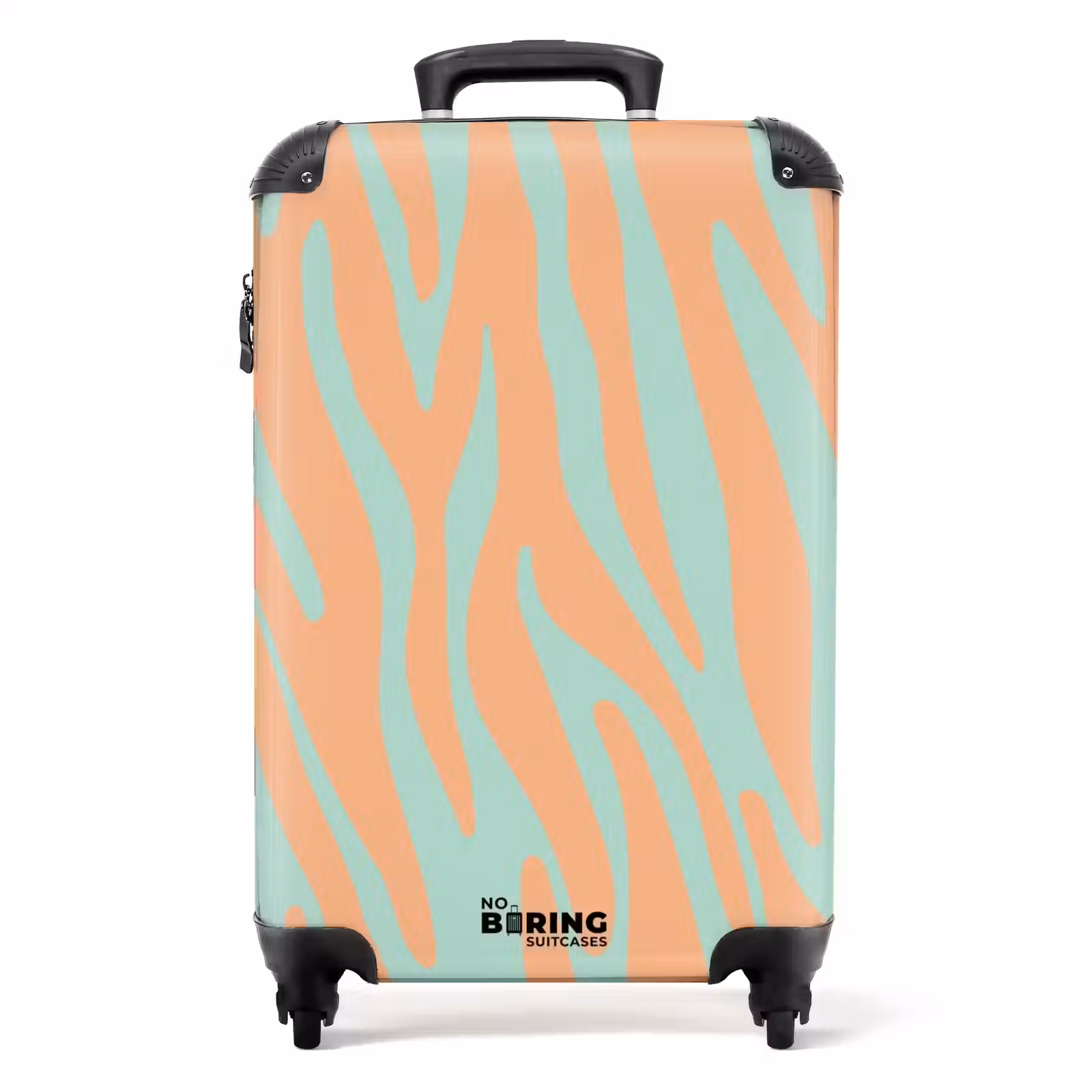Suitcase - Abstract - Orange waves — 1