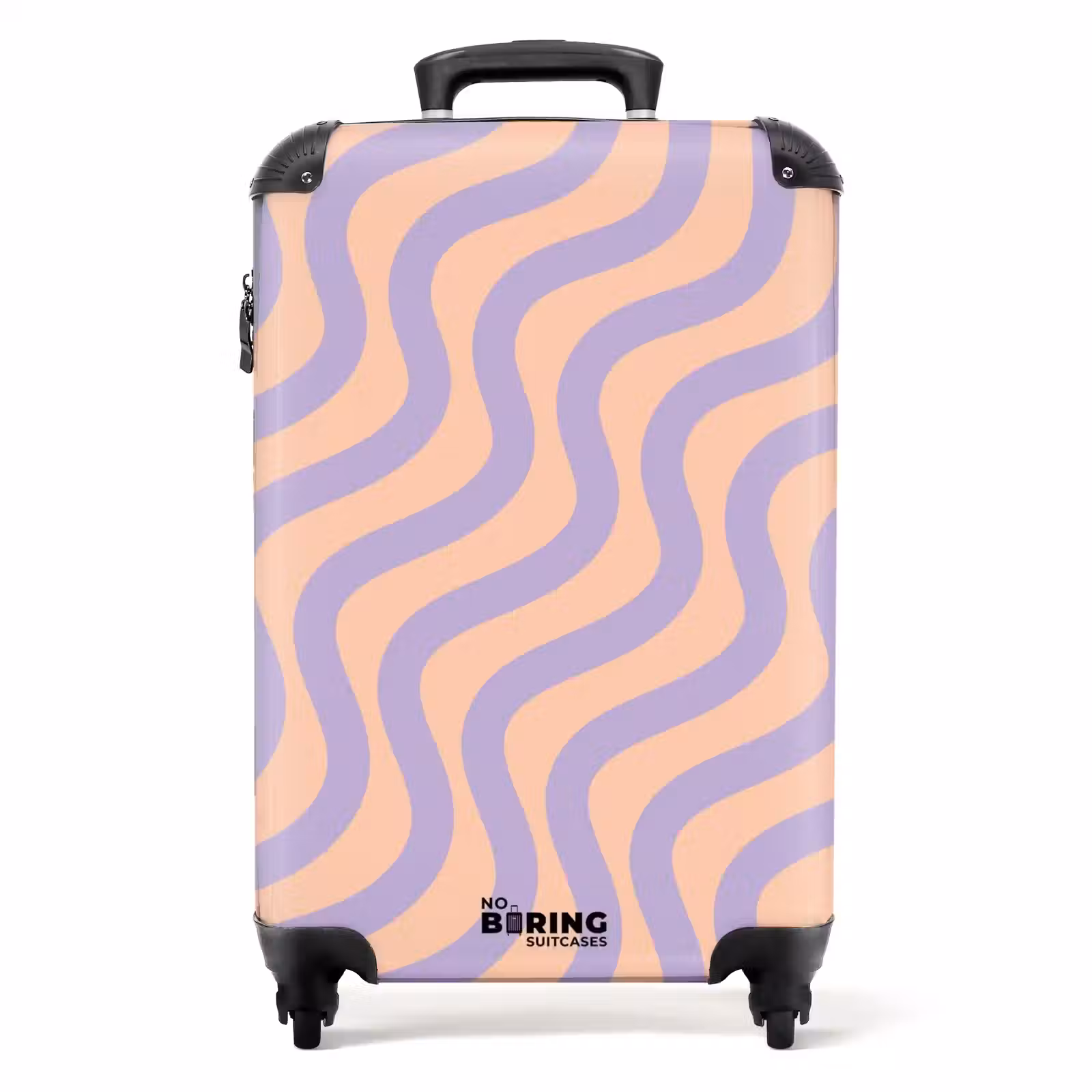 Suitcase - Abstract - Purple line art — 1