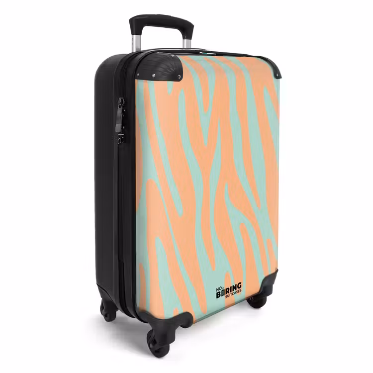Suitcase - Abstract - Orange waves — 4