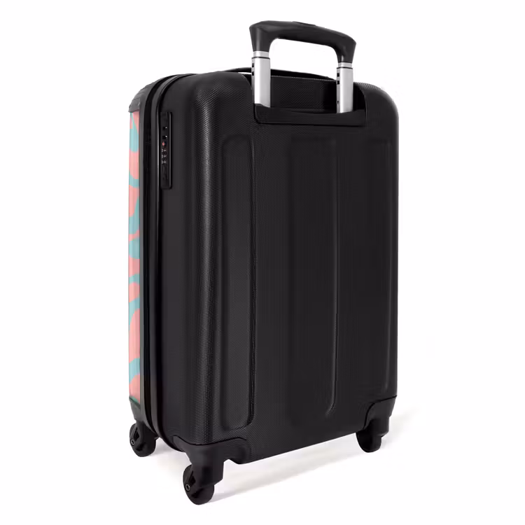 Suitcase - Abstract - Organic Blue/Pink — 2