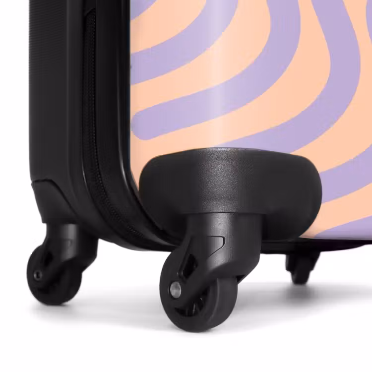 Suitcase - Abstract - Purple line art — 6