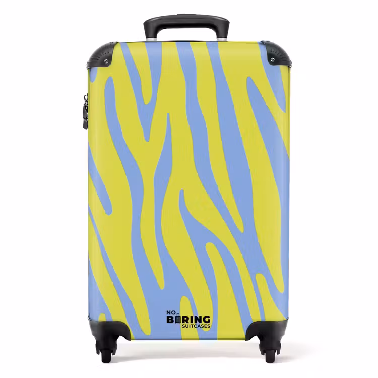 Suitcase - Abstract - Yellow Waves — 1