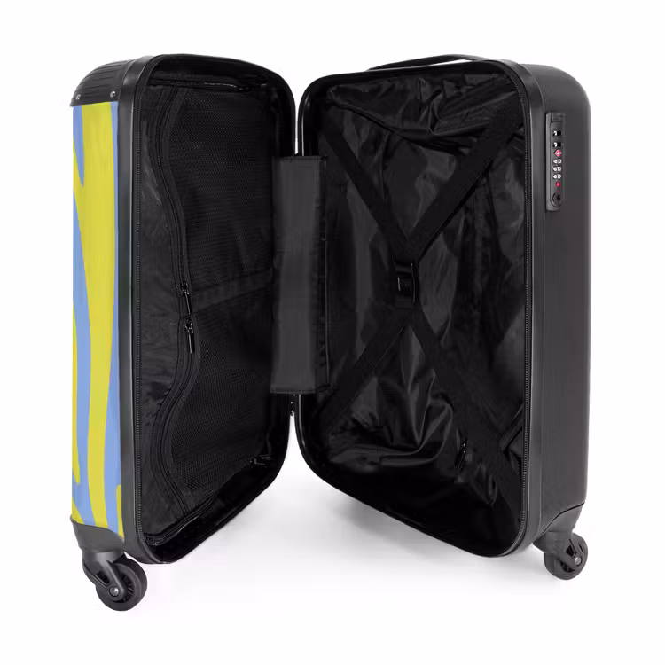 Suitcase - Abstract - Yellow Waves — 3