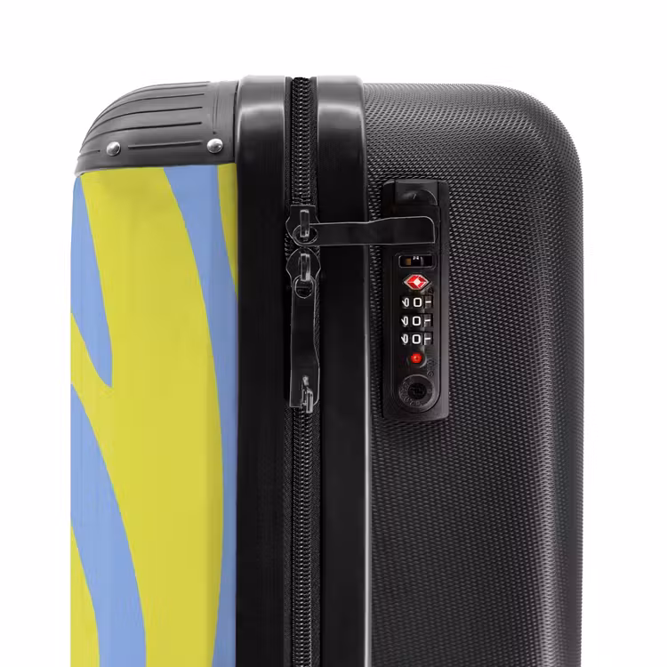 Suitcase - Abstract - Yellow Waves — 5