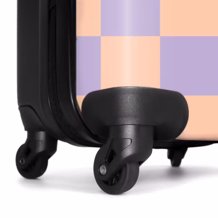 Suitcase - Squares - Purple/Orange — 6