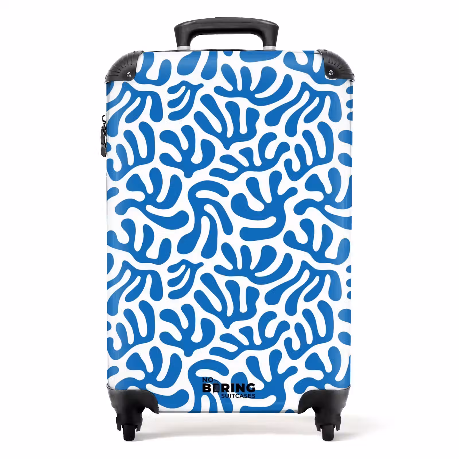 Suitcase - Abstract - Blue motif — 1
