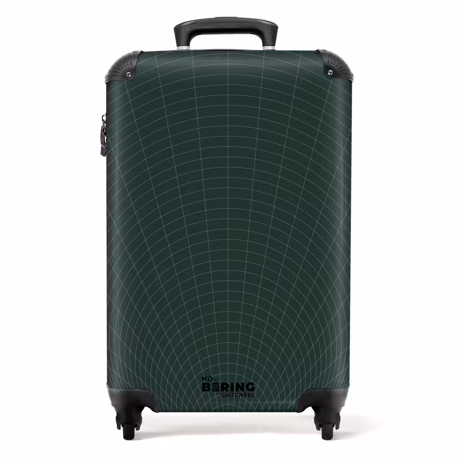 Suitcase - Abstract - Green grid pattern — 1