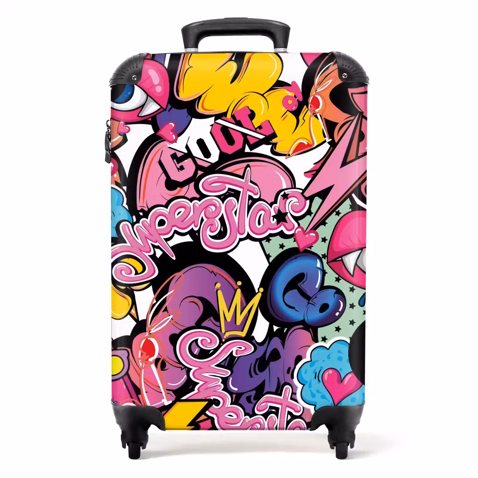 Suitcase - Girly graffiti — 1