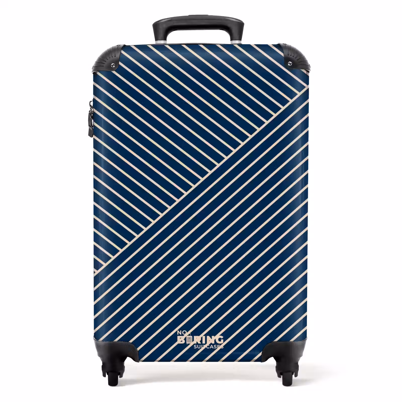 Suitcase - Modern line art blue — 1