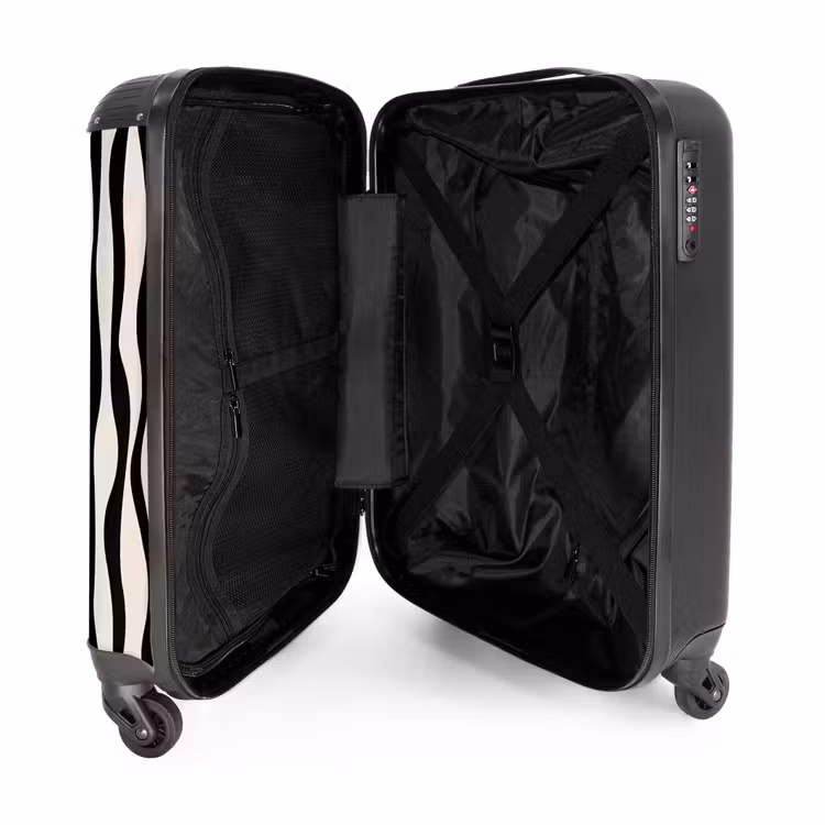 Suitcase - Abstract - Black line art — 3