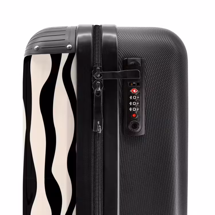 Suitcase - Abstract - Black line art — 5