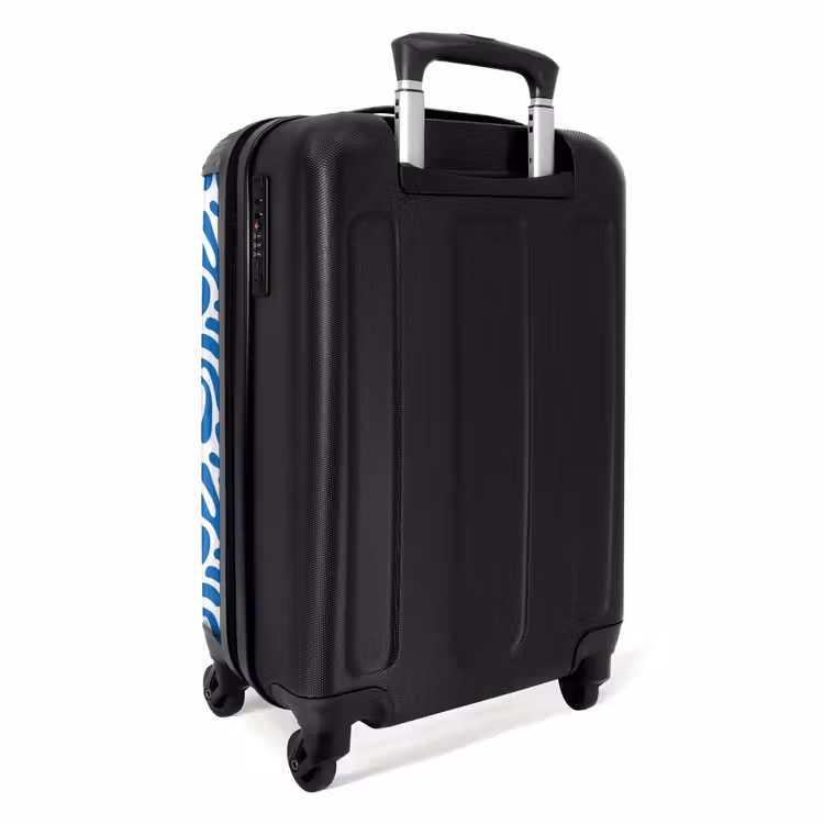 Suitcase - Abstract - Blue motif — 2