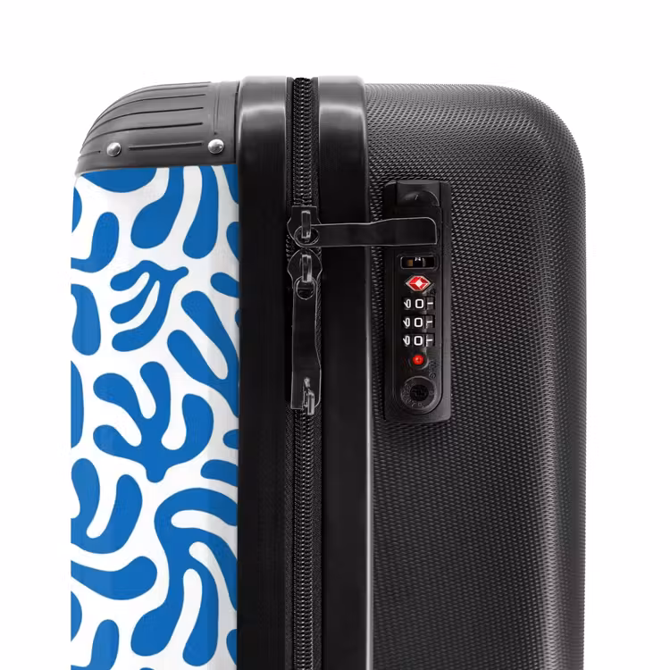 Suitcase - Abstract - Blue motif — 5