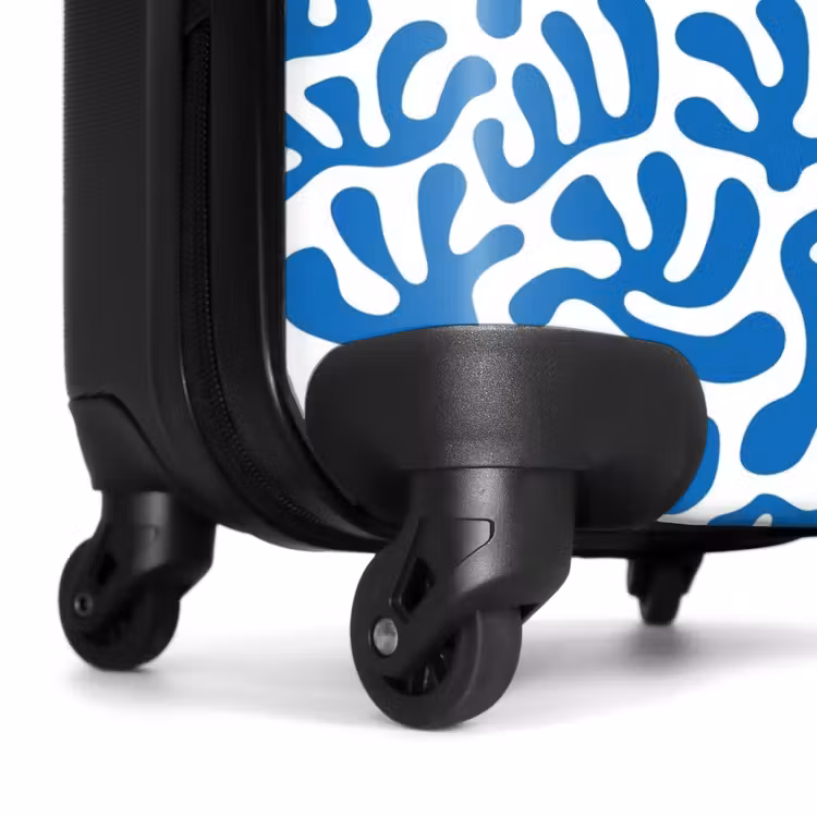 Suitcase - Abstract - Blue motif — 6