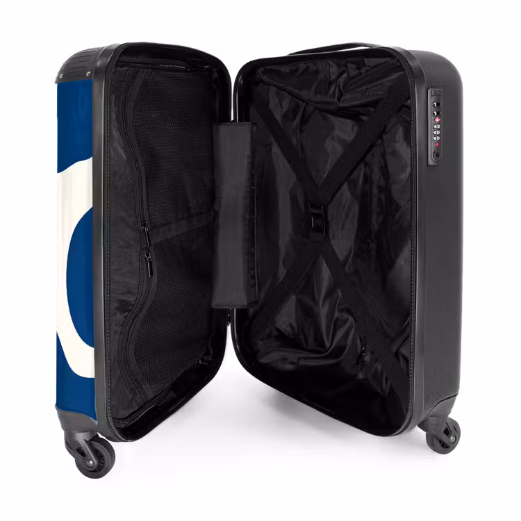 Suitcase - Abstract - Blue shapes — 3