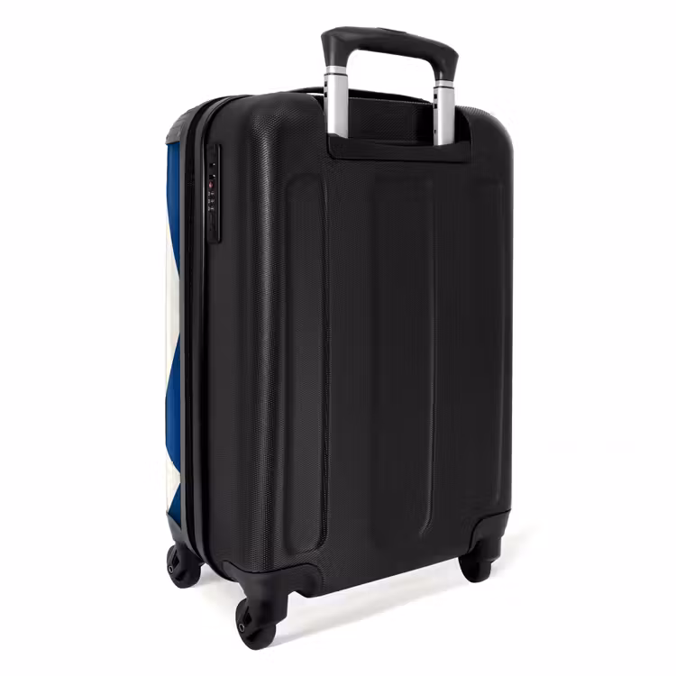 Suitcase - Abstract - Blue/White shapes — 2