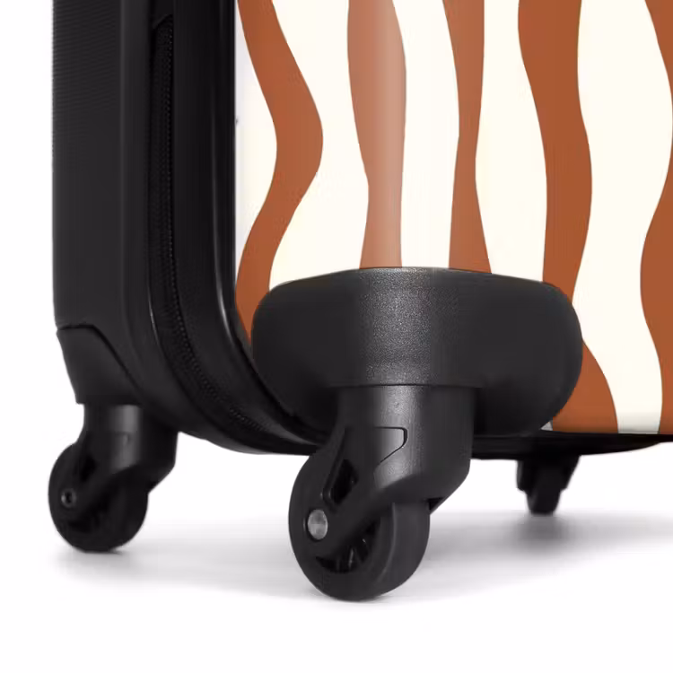 Suitcase - Abstract - Chestnut line art — 6