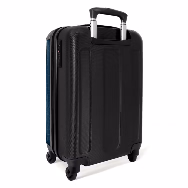 Suitcase - Abstract - Dark blue grid pattern — 2