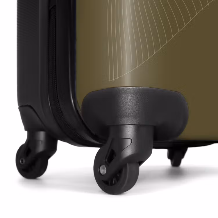 Suitcase - Abstract - Dark green line art — 6