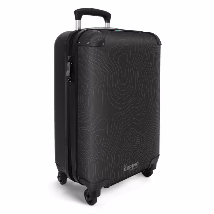 Suitcase - Abstract - Dark line art — 4