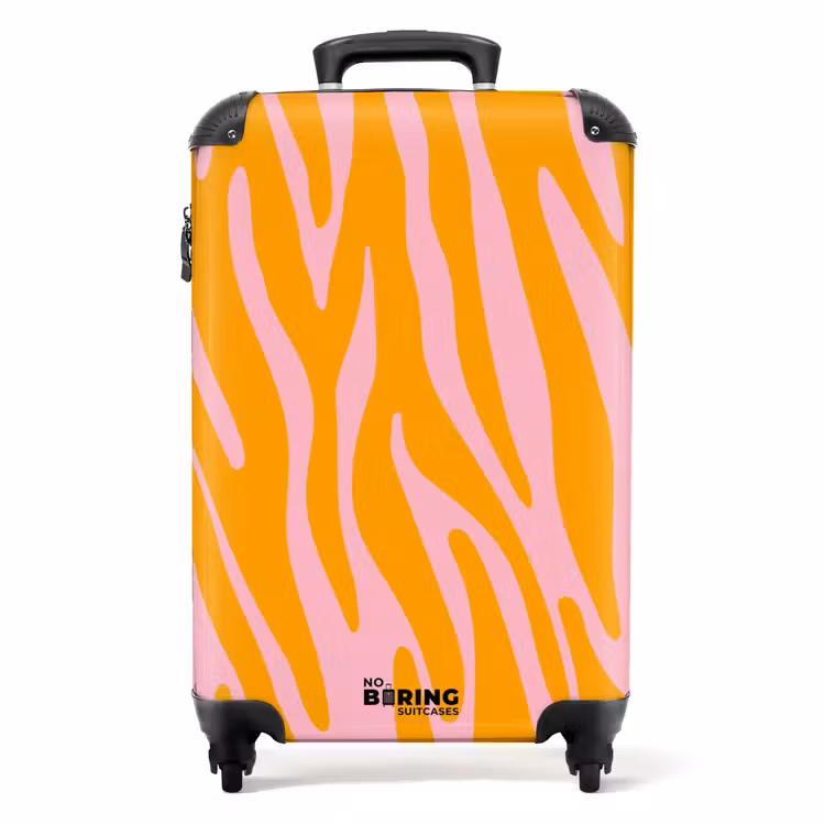 Suitcase - Abstract - Golden Waves — 1