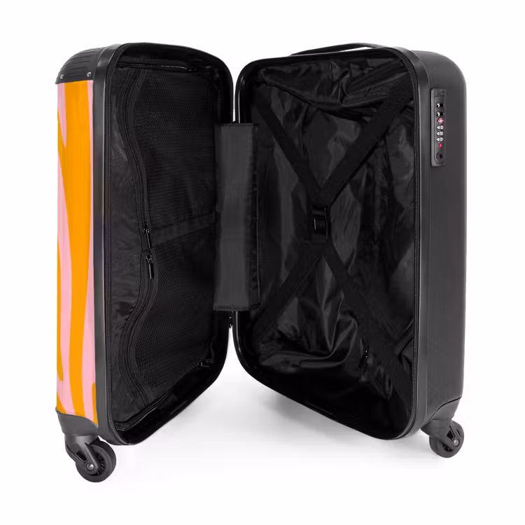 Suitcase - Abstract - Golden Waves — 3