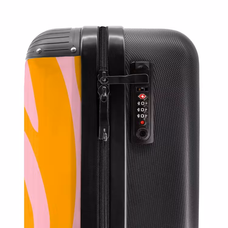 Suitcase - Abstract - Golden Waves — 5