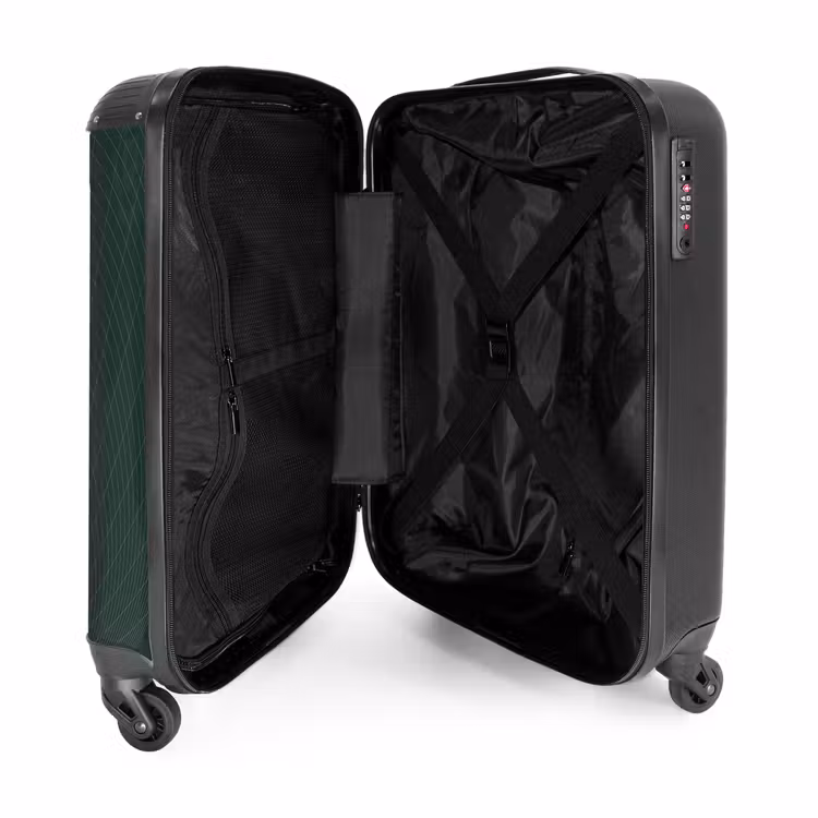 Suitcase - Abstract - Green grid pattern — 3