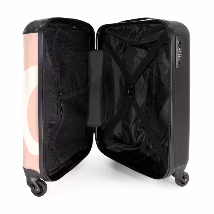 Suitcase - Abstract - Light pink shapes — 3