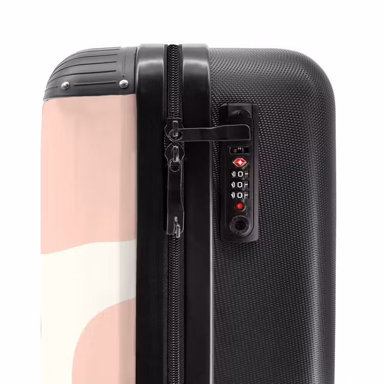 Suitcase - Abstract - Light pink shapes — 5