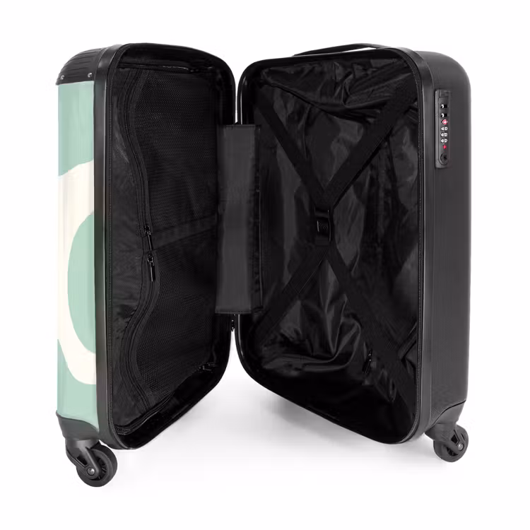 Suitcase - Abstract - Mint green shapes — 3