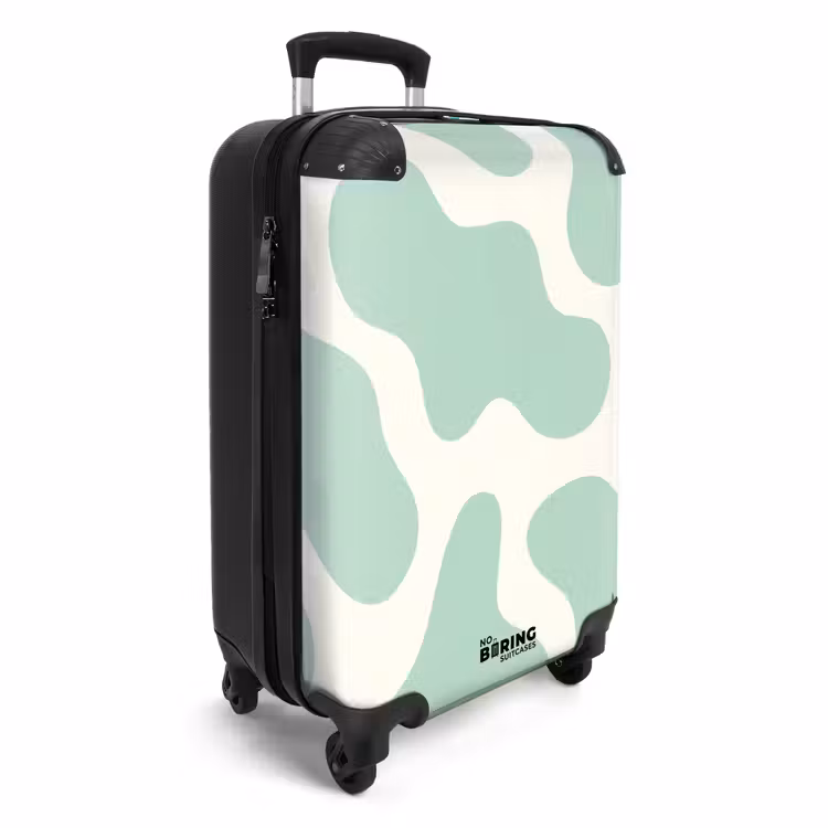 Suitcase - Abstract - Mint green shapes — 4